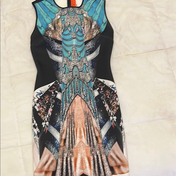 Clover Canyon Black and Blue Mini Dress - Picture 2 of 6